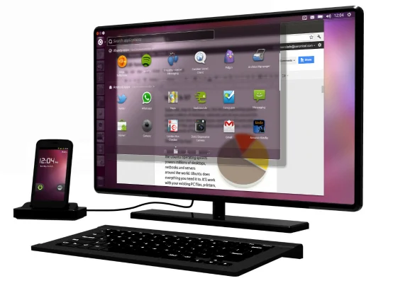 Telefonul, pe post de computer? Ubuntu lanseaza un software special