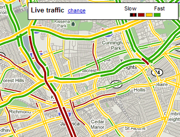 Google maps traffic