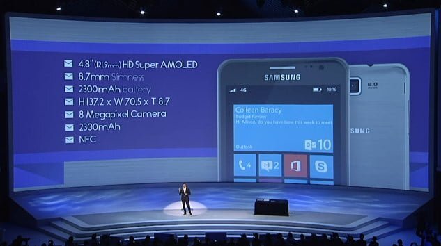 Samsung ia fata Nokia si prezinta ATIV S: Primul smartphone Windows Phone 8 din lume (Galerie Foto)