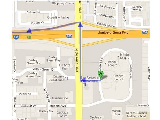 What apple map icon should look like