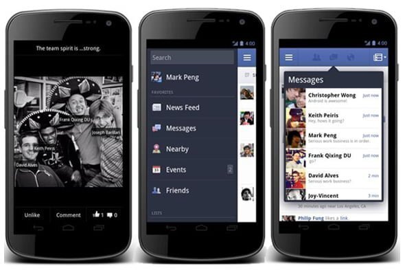 Facebook testeaza o noua aplicatie de Android