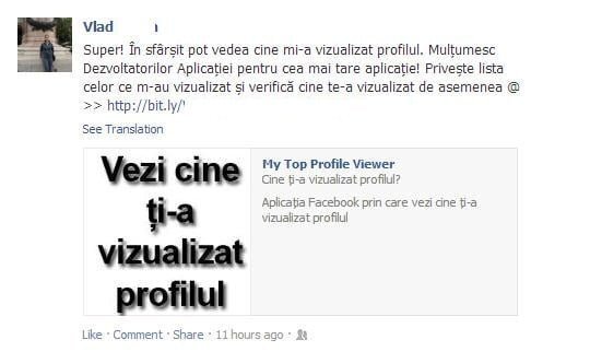 Escrocheria ’’Vezi cine ți-a vazut profilul’’ revine pe Facebook 