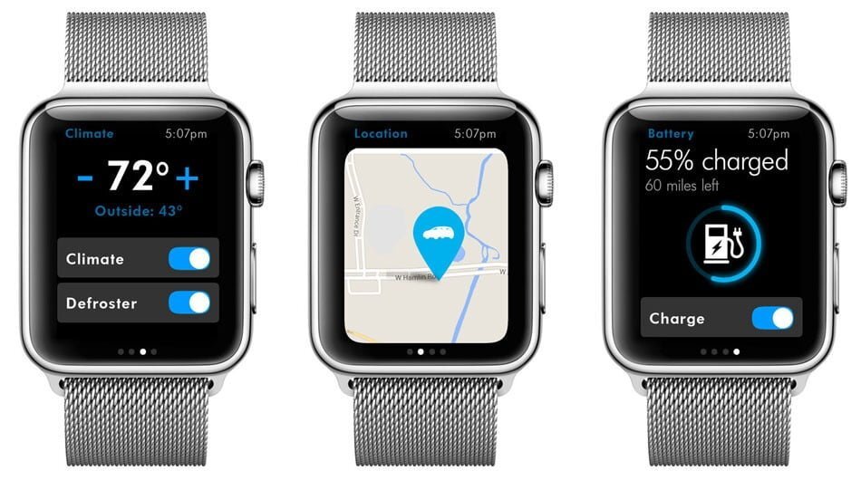 volkswagen apple watch app