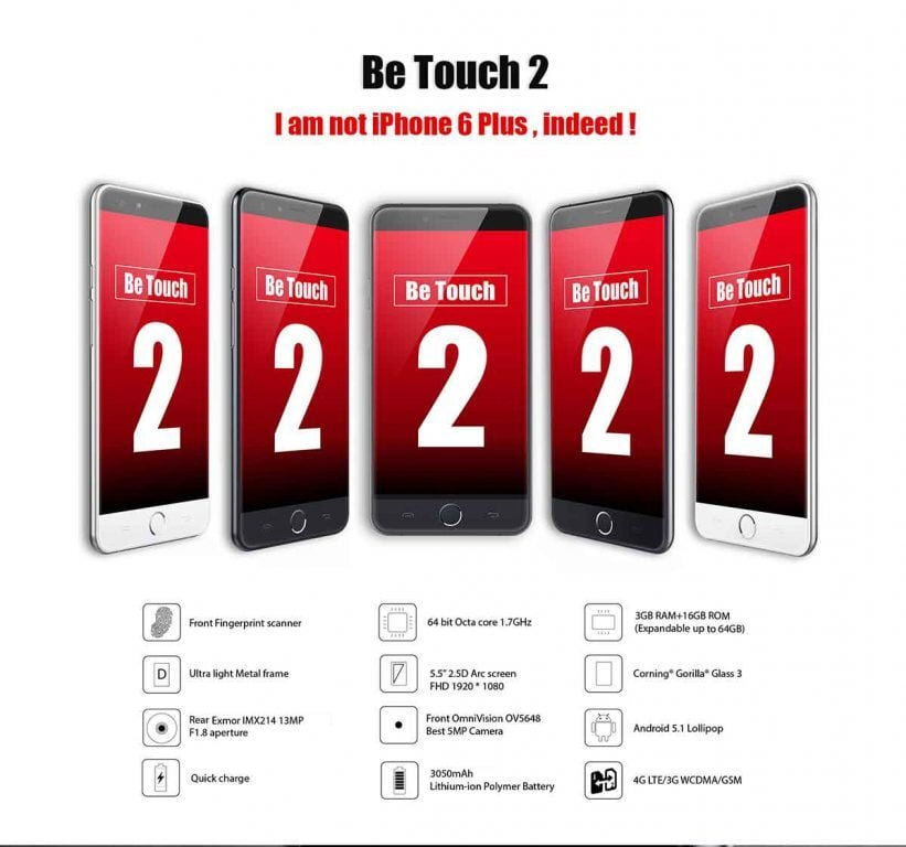 ulefone be touch 2